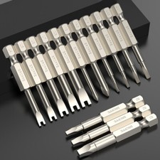 50 mm 5-Punkt Stern Robertson Triangle Tri-Wing Schraubendreher Bit Satz 