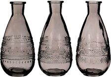 Glasflasche 3er Set farbig