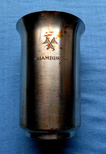 Pokal Kreuzfahrtschiff Gravur " Hamburg " Punze ?! SELTEN