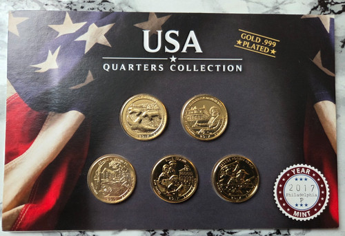 Usa coinset quarter dollar - coinset, 5