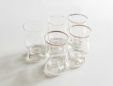 5 Schnaps-Gläser, Klarglas