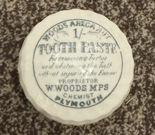 Porzellan Zahnpasta-Dose 