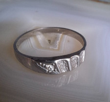 Ring Silber 925 Diamant erlesen funkelnd fein ästhetisch zeitlos schön 19mm LS