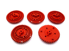 Fischertechnik 5 Stk. Zahnrad Z40, rot mit Nabe (ft-Nr. 31022) 