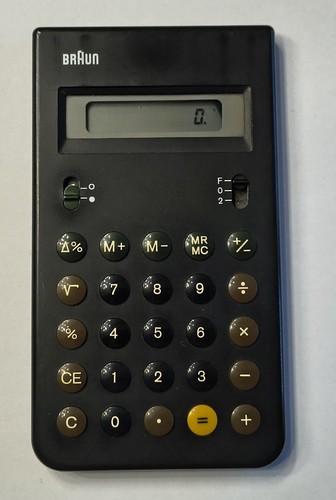 Braun 4993 taschenrechner aus - braun,