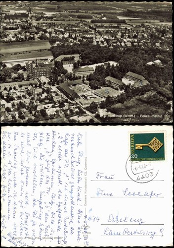 Ansichtskarte hiltrup luftbild - hiltrup,