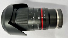 Samyang Weitwinkel Objektiv F1,4 35mm AS UMC Sony E Mount Vollform. kaum benutzt