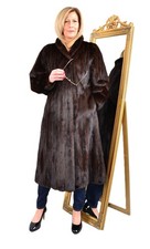 US5732 REAL MINK FUR COAT