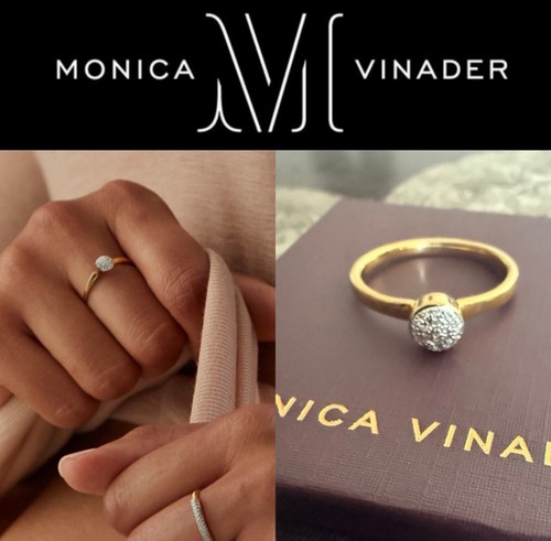 Monica vinader fiji knopf gold - fiji,