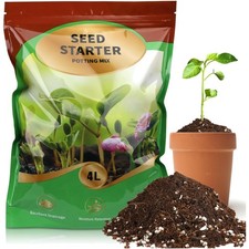 Anzuchterde, Aussaaterde, Gemüse, Blumen, Zimmerpflanzen, 4L