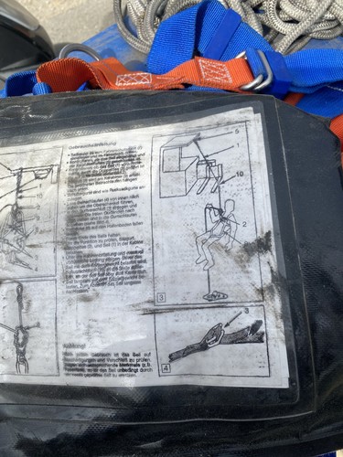 Set auffanggurt halteseil - set,