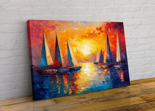 Sonnenuntergang meer boote - sonnenuntergang,