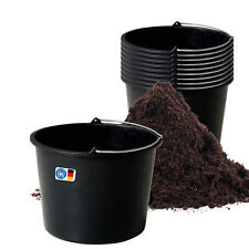 Baueimer 12 / 20 L Mörtelkübel Wasser Putz Beton Zement Baustelle Schutt Garten