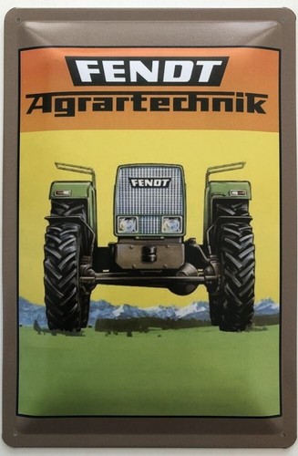 Blechschild cm fendt - blechschild, 40