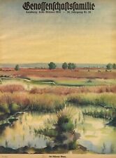 Im Rissener Moor XL Kunstdruck 1936 von Karl Duch Schnaakenmoor Hamburg Rissen