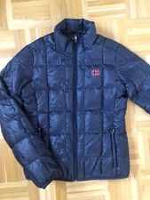 Napapijri tolle Jacke Daunenjacke Leichtdaunen dunkelblau Gr. 38 M 