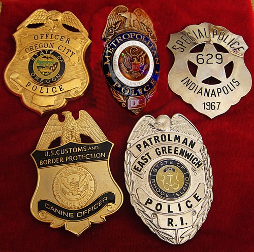 Obsolete police badges - ,