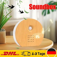 Soundbox Vogelgezwitscher Naturgeräusche Vogelgesang Box mit Bewegungsmelder.