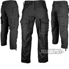Leo Köhler Combat-Hose Ripstop - Schwarz Black - BW KSK Bundeswehr Spezialkräfte