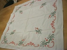 Alte Mitteldecke aus Baumwolle