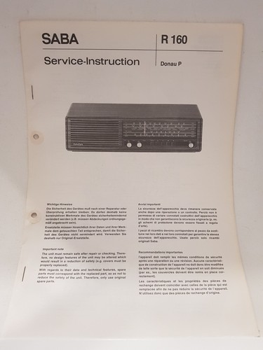 Saba service schaltbild donau - service,