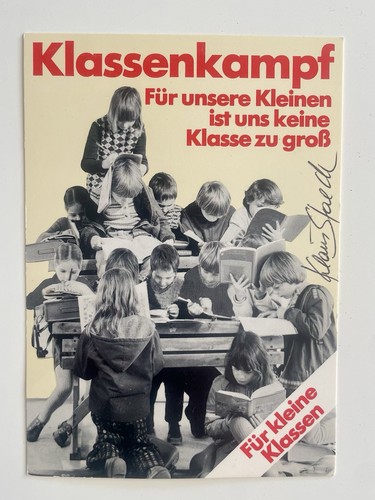 Klaus staeck 1974 - 1974, signiert