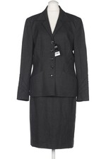 Escada Anzug Damen Kostüm Set Zweiteiler Gr. EU 38 Schurwolle Schwarz #ity7fum