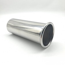 2" ausgerolltes Auspuff