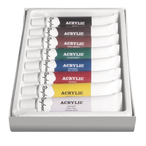 Acrylfarben set 8x12ml - set, rayher