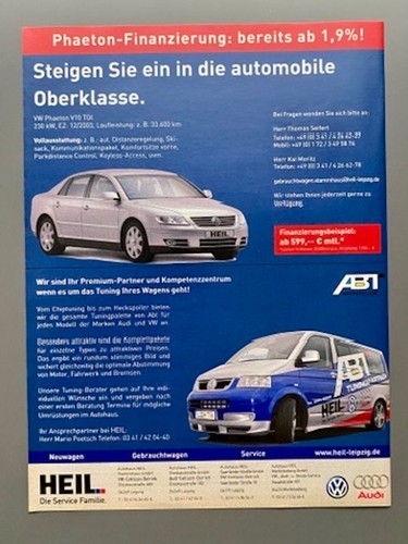 Heil leipzig phaeton abt - vw,