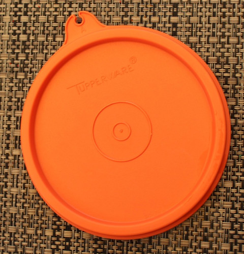 Tupperware deckel orange - tupperware,