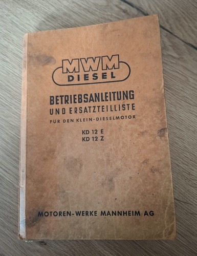 Mwm dieselmotoren kd12 - dieselmotoren,