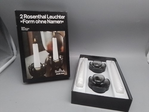 Rosenthal glas rauchglas - 2, glas,rauchglas