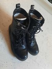 Mustang Damen Stiefeletten Gr. 37 Boots Stiefel Gefüttert Mädchen Schwarz