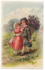 AK Kinder, Prägekarte