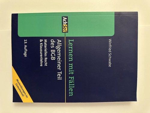 Schwabe lernen mit fälle bgb - schwabe,