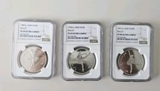 Set of Three Palladium Coins -