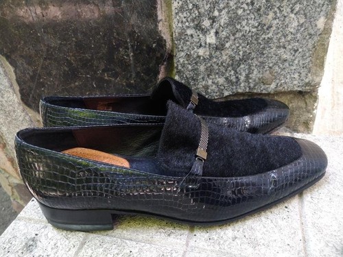 Men pinko heels black leather - men,