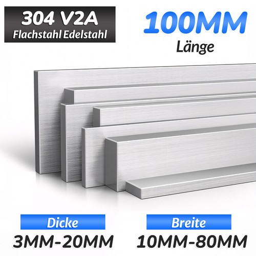 Flachstahl edelstahl v2a - flachstahl, a2
