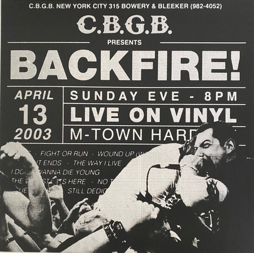 Backfire live cbgb s - backfire, at