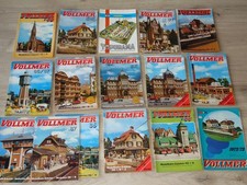 VOLLMER Modellbahn Konvolut Kataloge Prospekte 1971 bis 1994