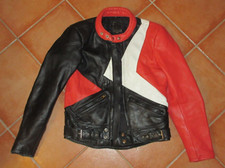 Leder Motorradjacke Größe 50