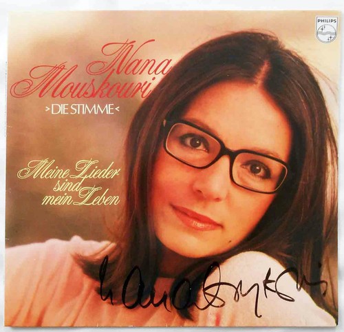 Signiertes cover nana - lp,