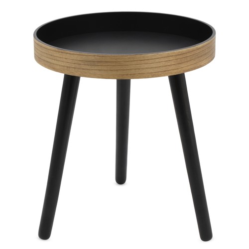 Holz beistelltisch rund - 38, cm