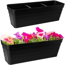 2er Set Balkonkasten 60cm mit