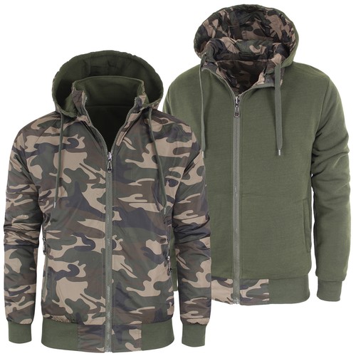 Herren winterjacke double face - double,