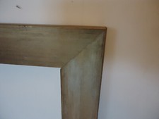 Bilderrahmen 25x25 silber bronze Holz Rahmen für Keilrahmen Leinwand geeignet