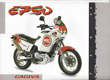 Cagiva Ducati Elefant E 750 & Lucky Explorer Prospekt brochure depliant um 1995