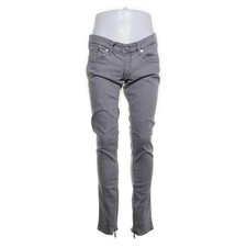 H&M, Jeans, Größe: 33/32, SUPER SQIN, Grau, Baumwolle/Elasthan, Denim -GaW