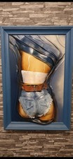 Lederbild frau vintage - lederbild,
